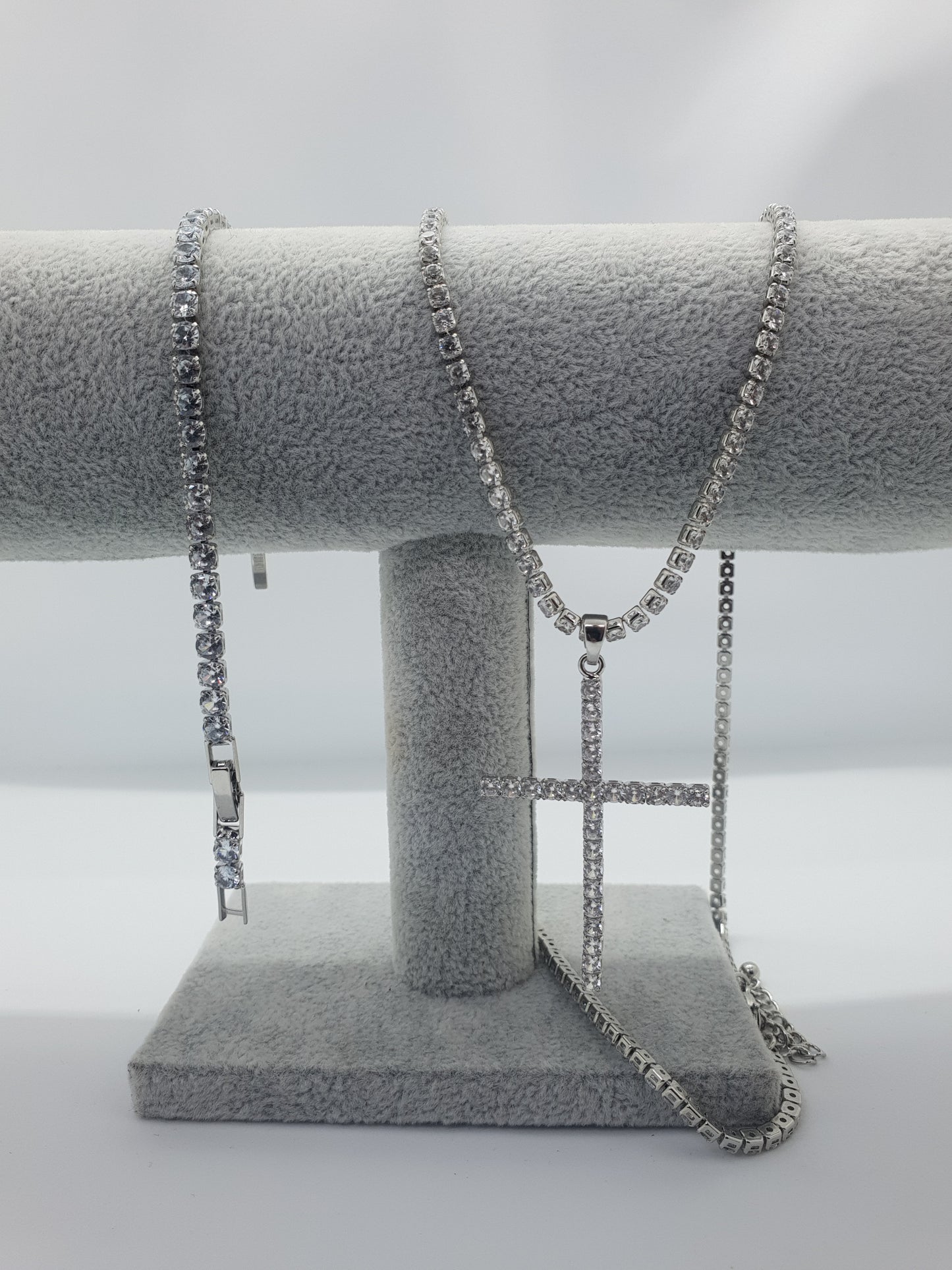 Set Tennis Silver Cross Unisex
