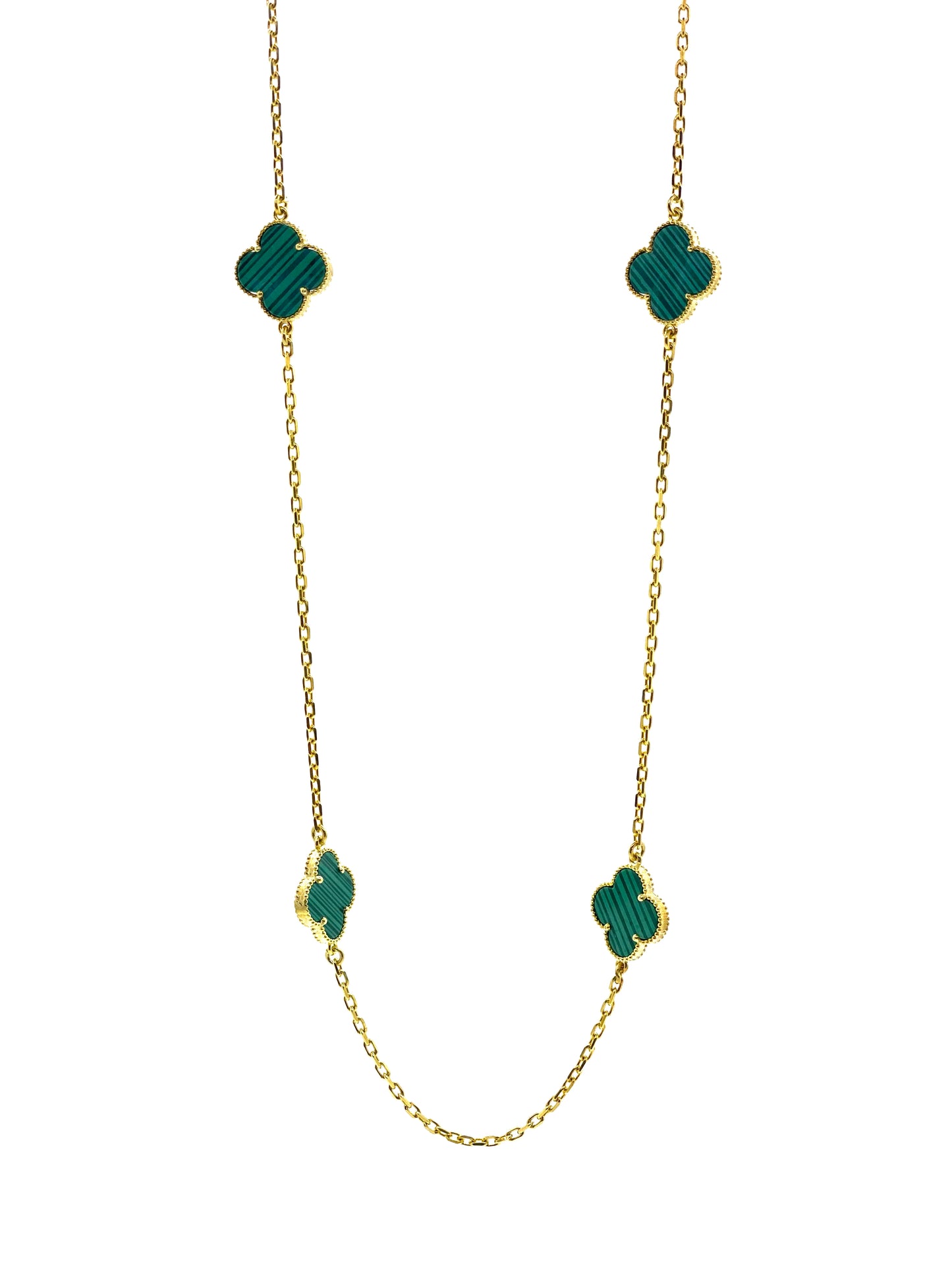 Colier Lucky Charm Green