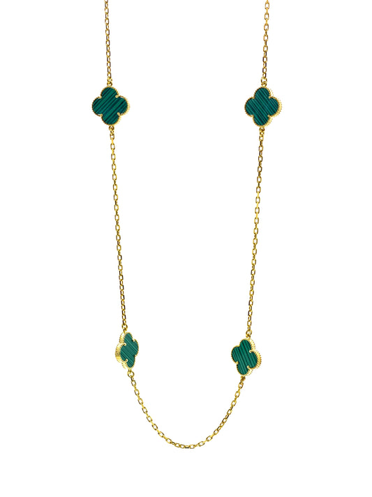Colier Lucky Charm Green