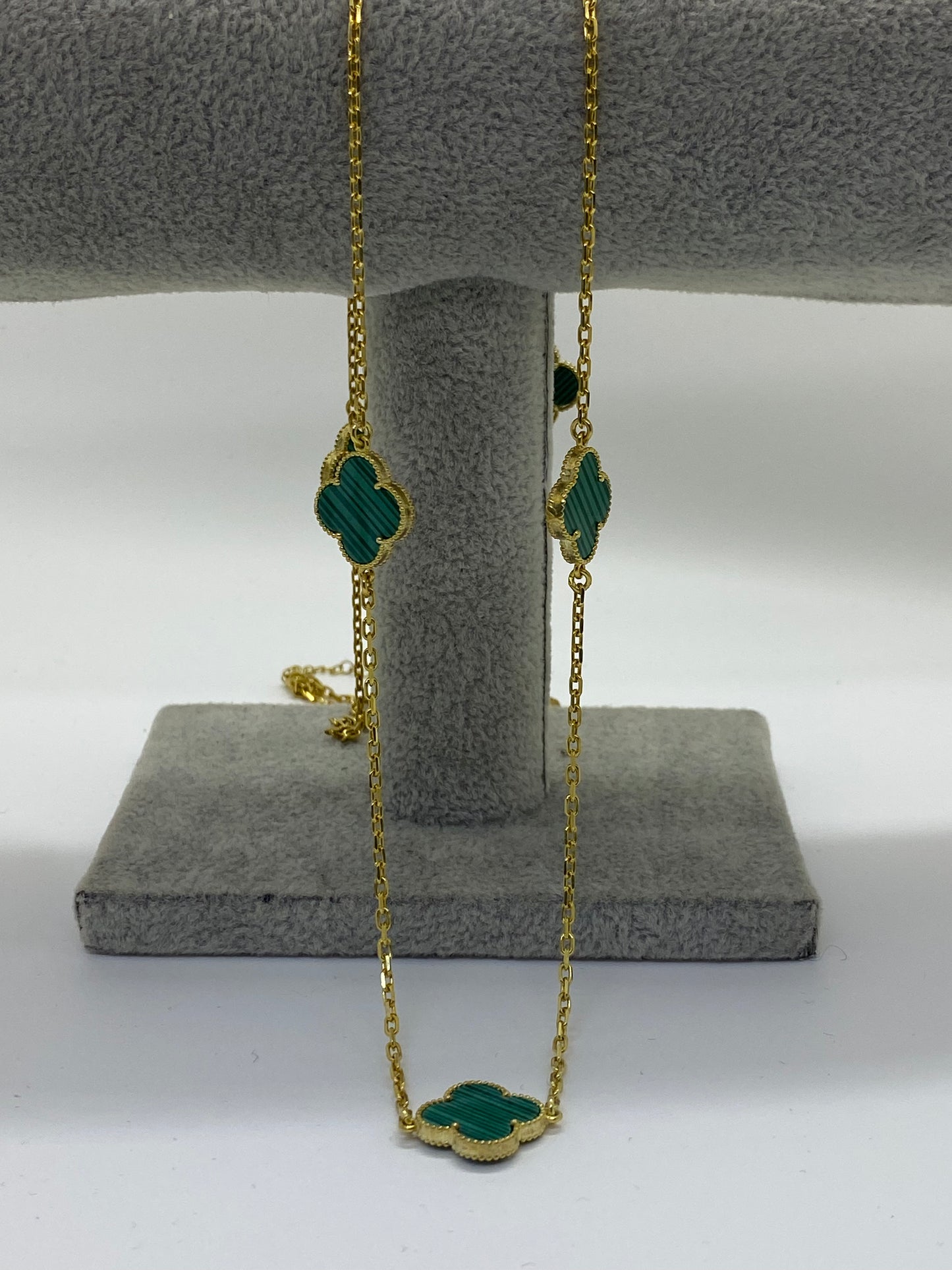 Colier Lucky Charm Green