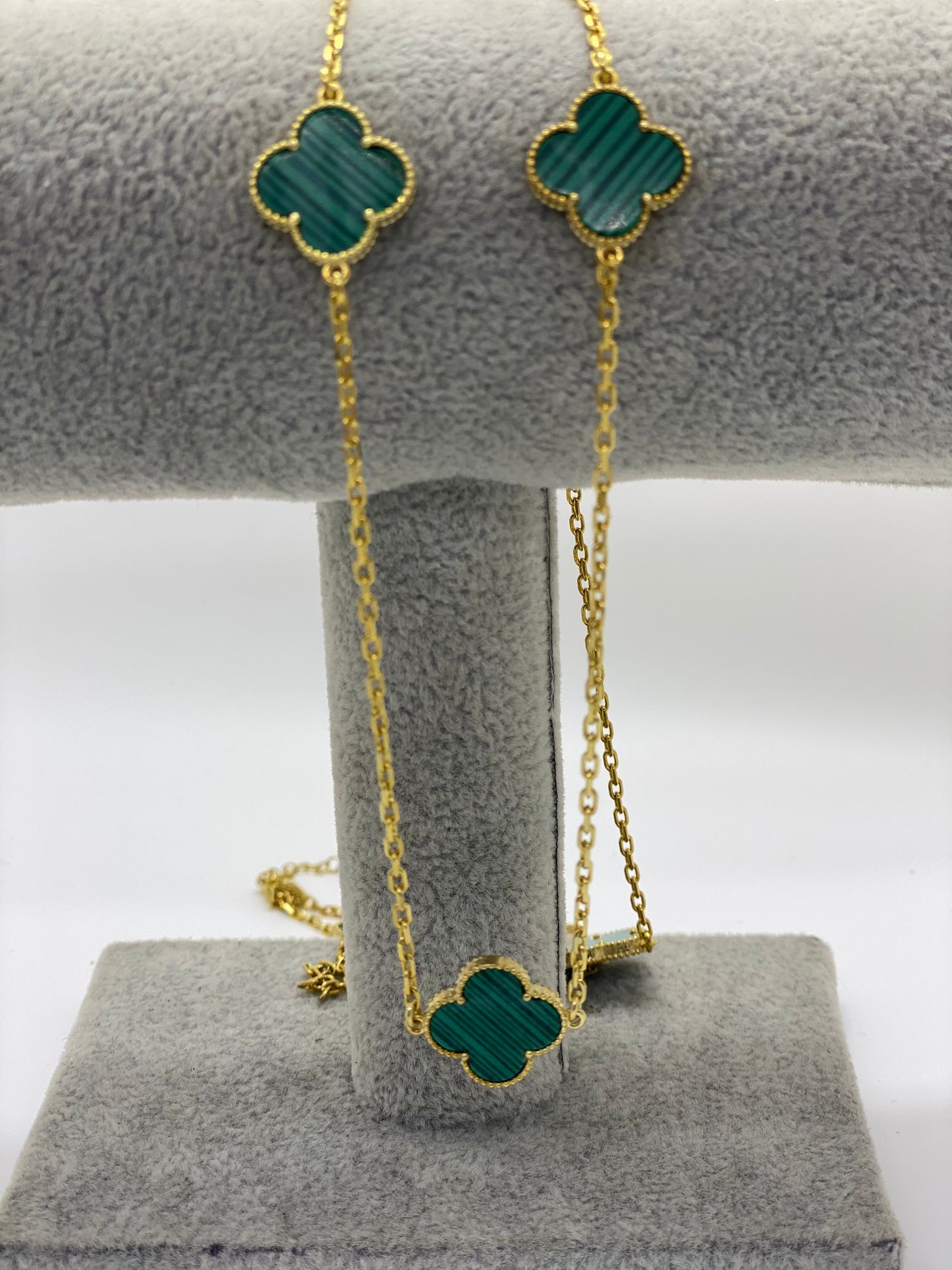 Colier Lucky Charm Green