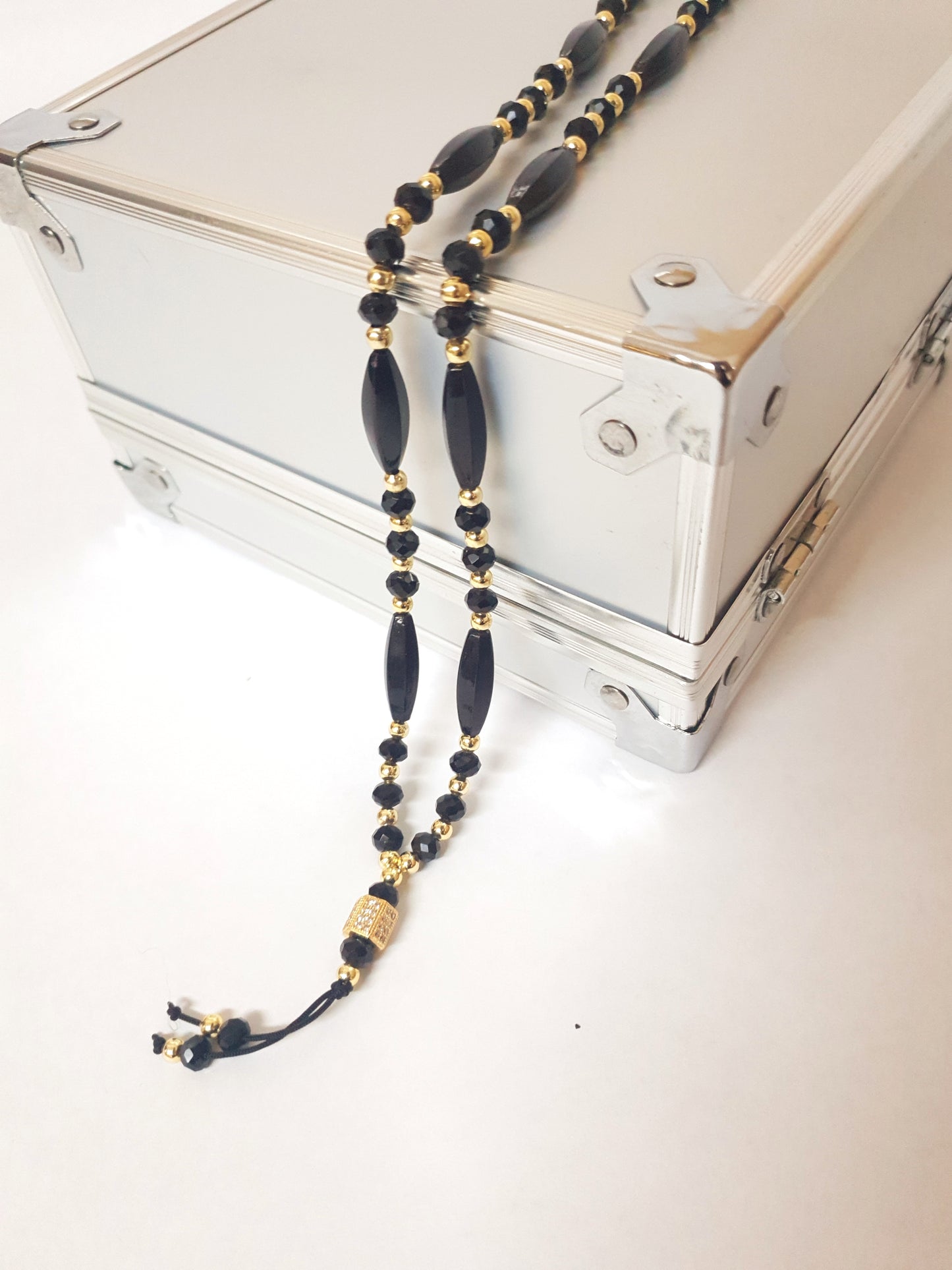 Lant Barbat Zirconium Ball Chain
