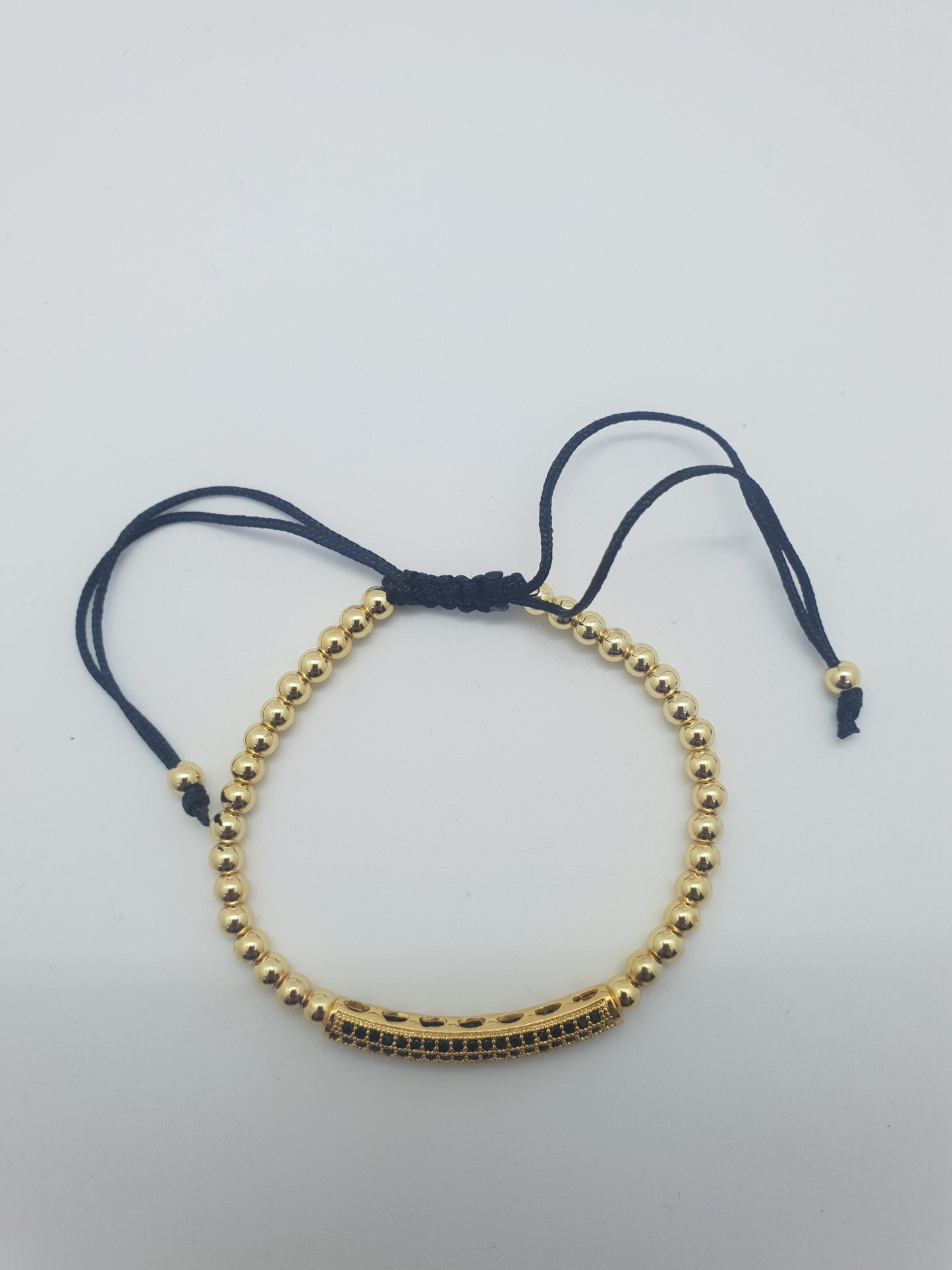 Golden Tube Bracelet