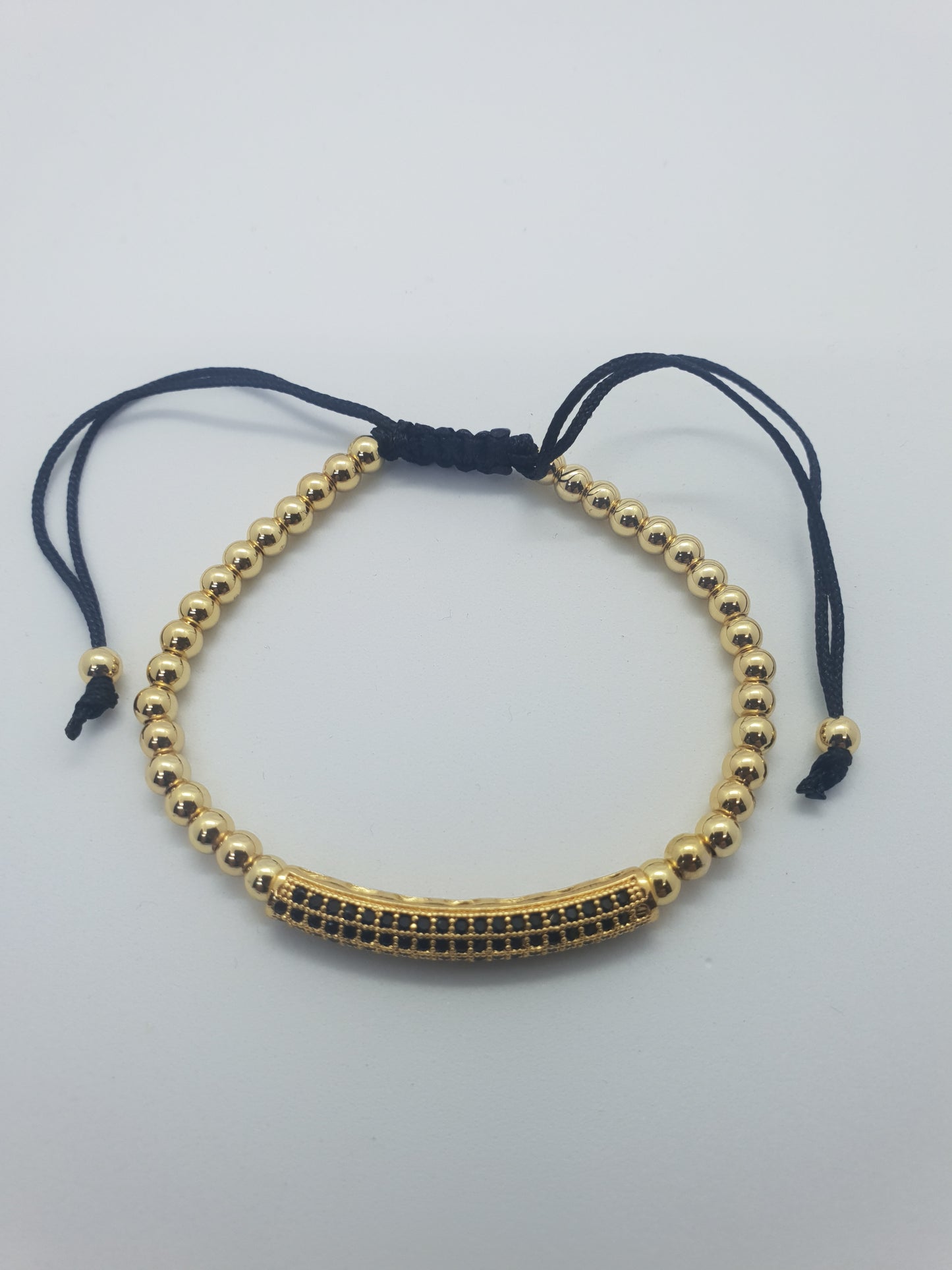 Golden Tube Bracelet
