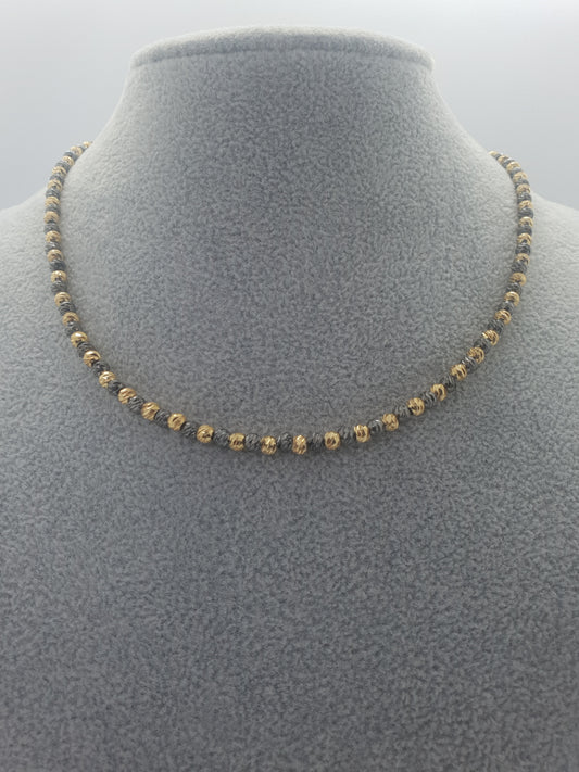 Colier Golden Glow Grey