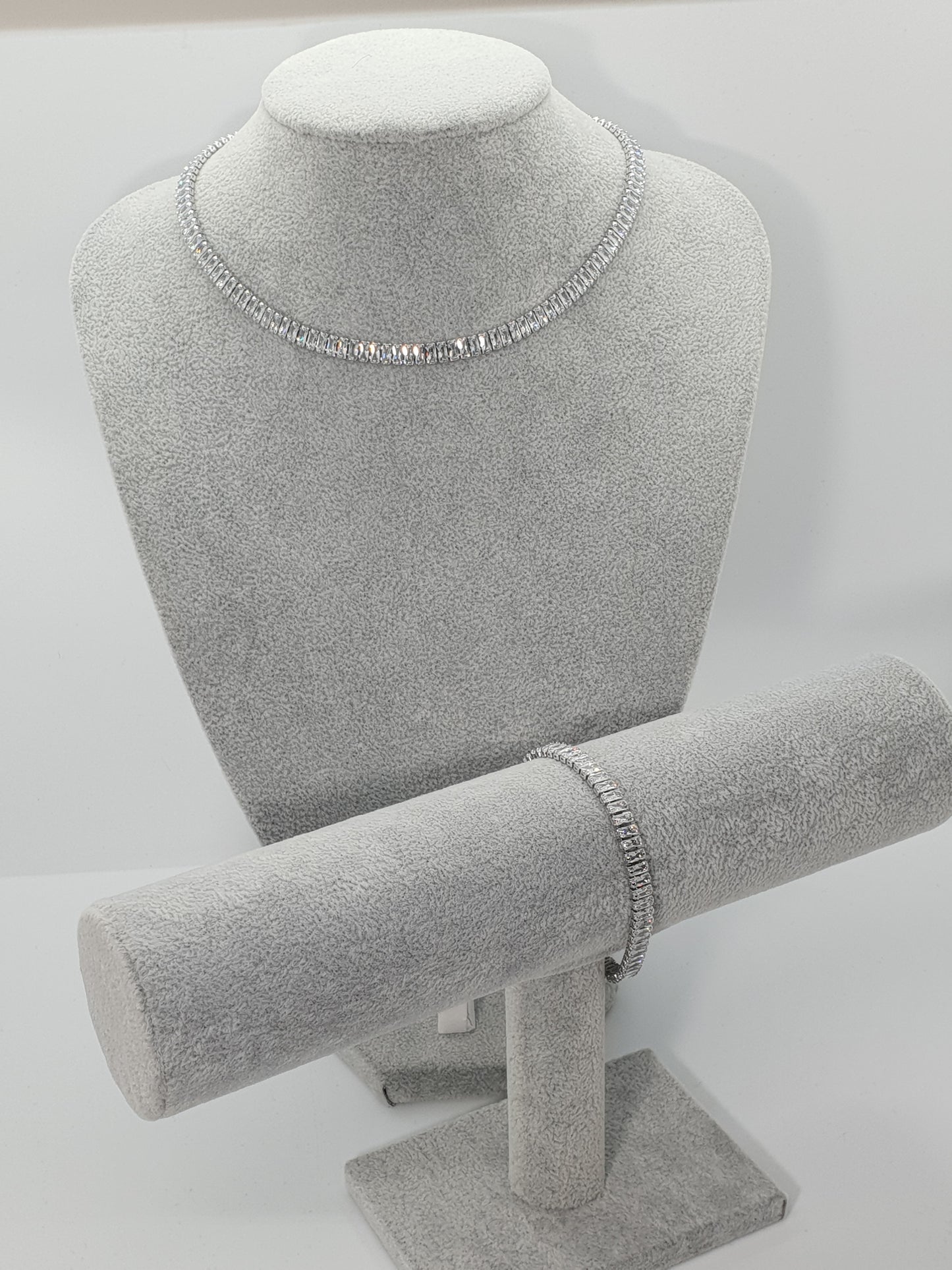 Set  Tennis Silver Aurora Shine
