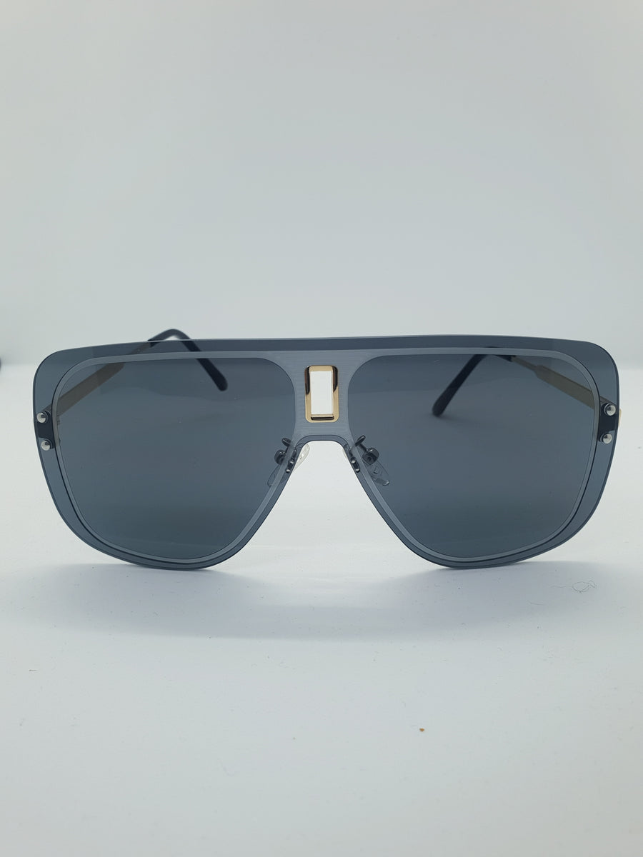 Detalii finisaj Ochelari de soare barbati Black din Inox