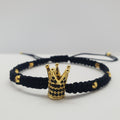 Bratara Snur textil king's crown
