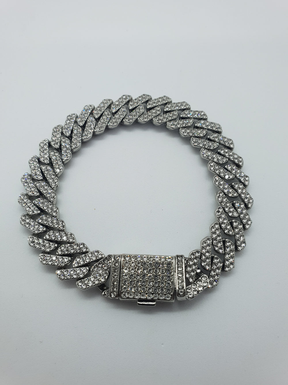 Brățară Bărbați Cuban din Inox Stridat - 2