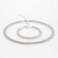 Set Bijuterii Damă din Argint 925 Angelic (Colier, Brățară, Cercei) cu Zirconiu