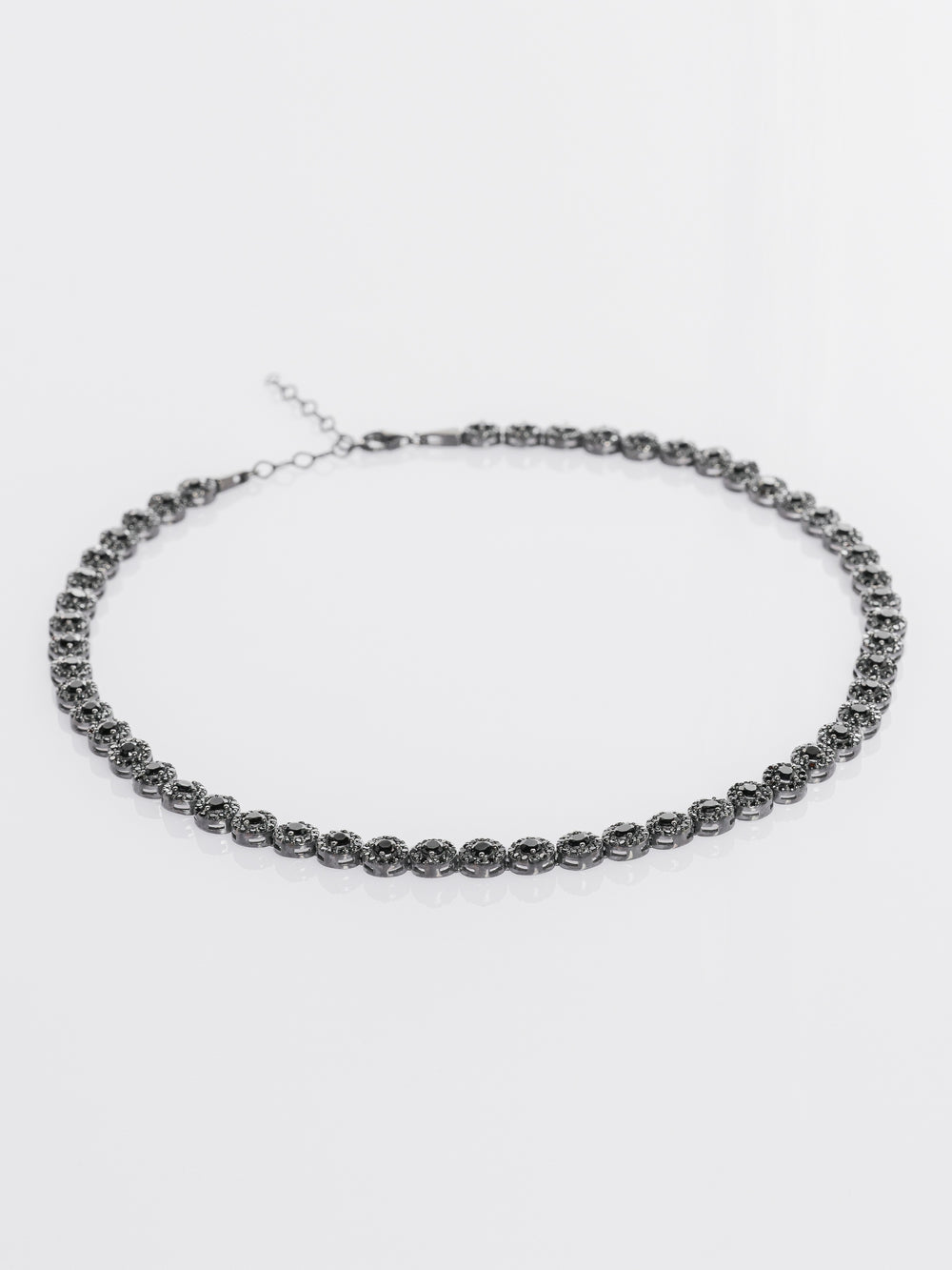 Set Bijuterii Damă din Argint 925 Angelic Black cu Zirconiu Negru (Colier, Brățară, Cercei) - 4