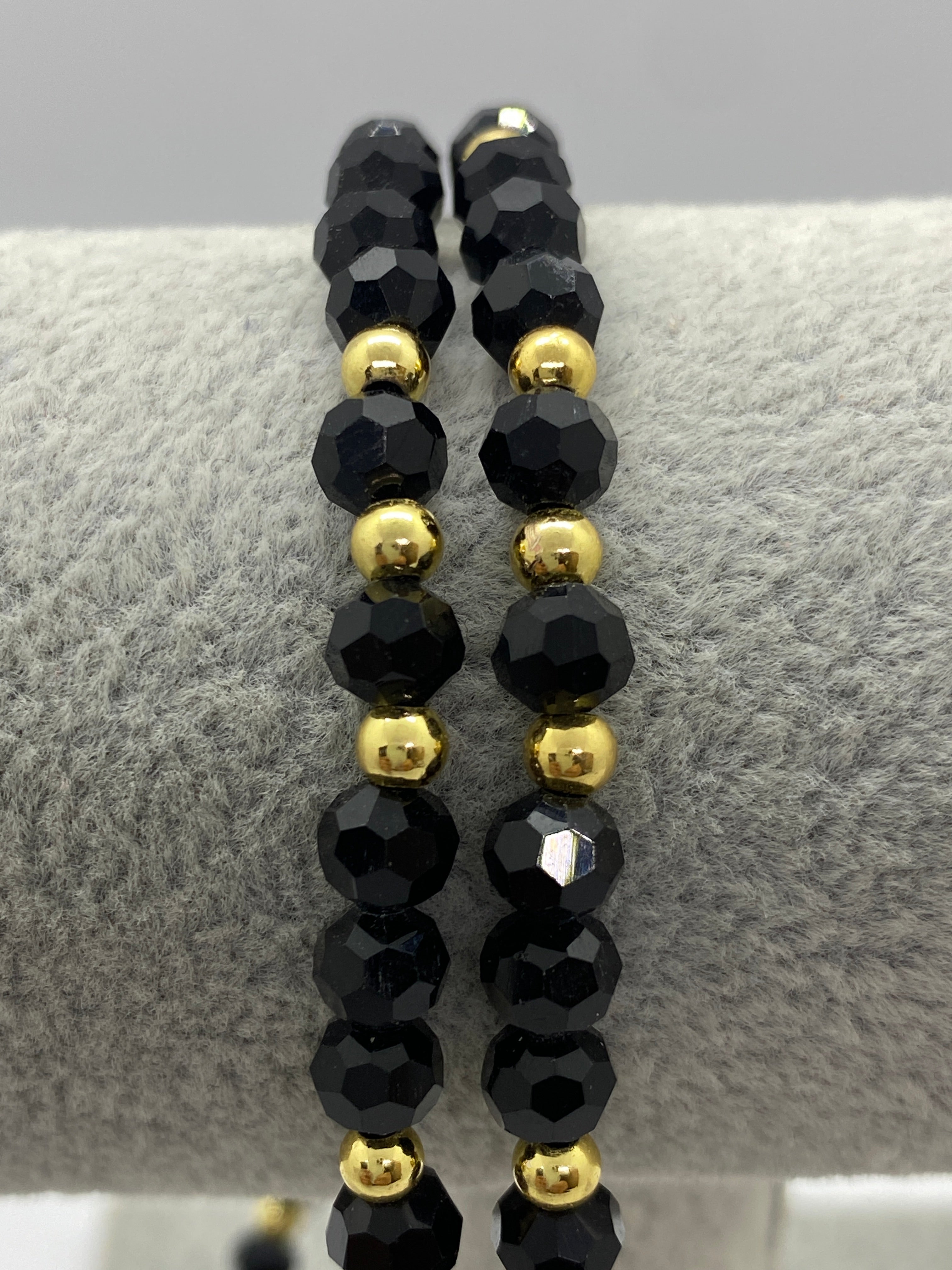 Vedere secundară Lanț Bărbați din Inox cu Bile Negre și Pandantiv Lup Mystery Wolf stil Necklaces