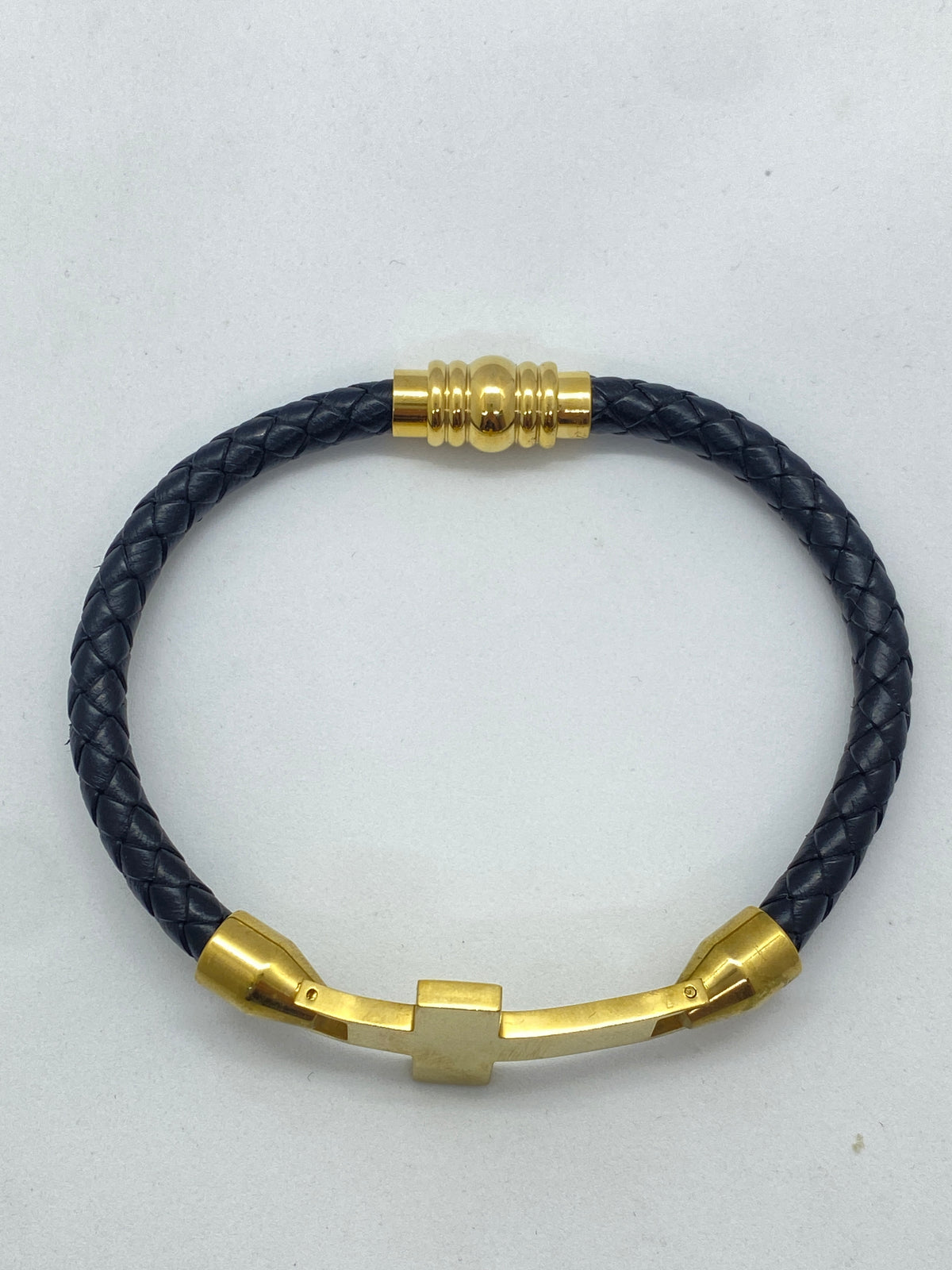"Leather Bracelet Cross - poza 3