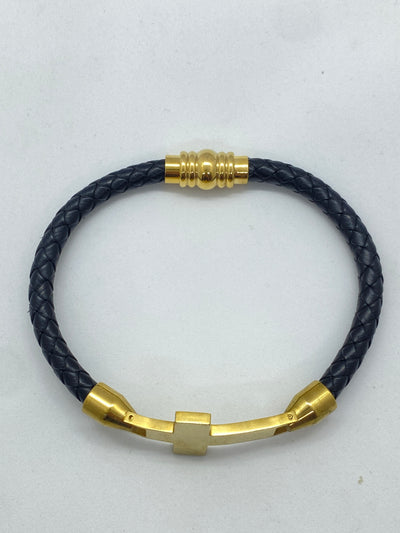 "Leather Bracelet Cross - 3