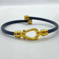 Leather Bracelet Horseshoe