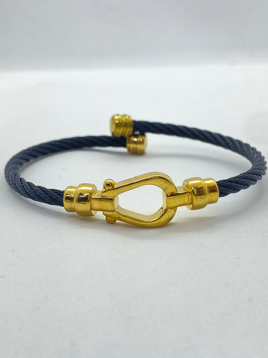 Leather Bracelet Horseshoe