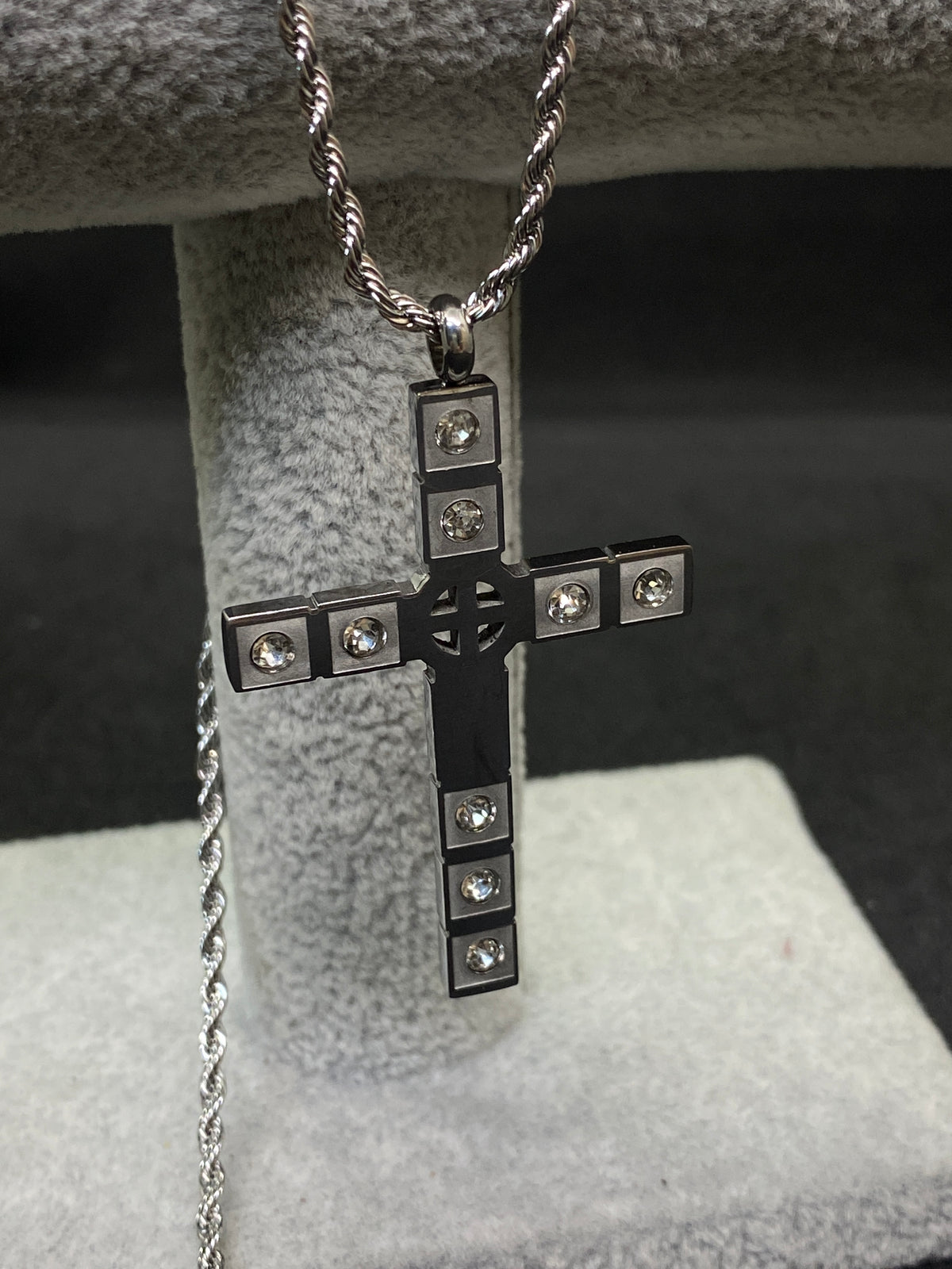 Detalii finisaj Lanț "Chic Crucifix din Argint 925