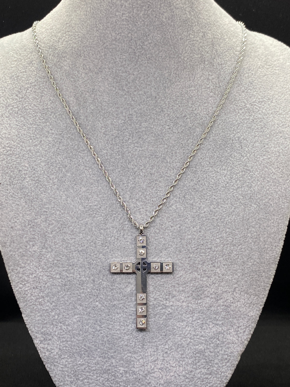 Vedere secundară Lanț "Chic Crucifix stil Chain