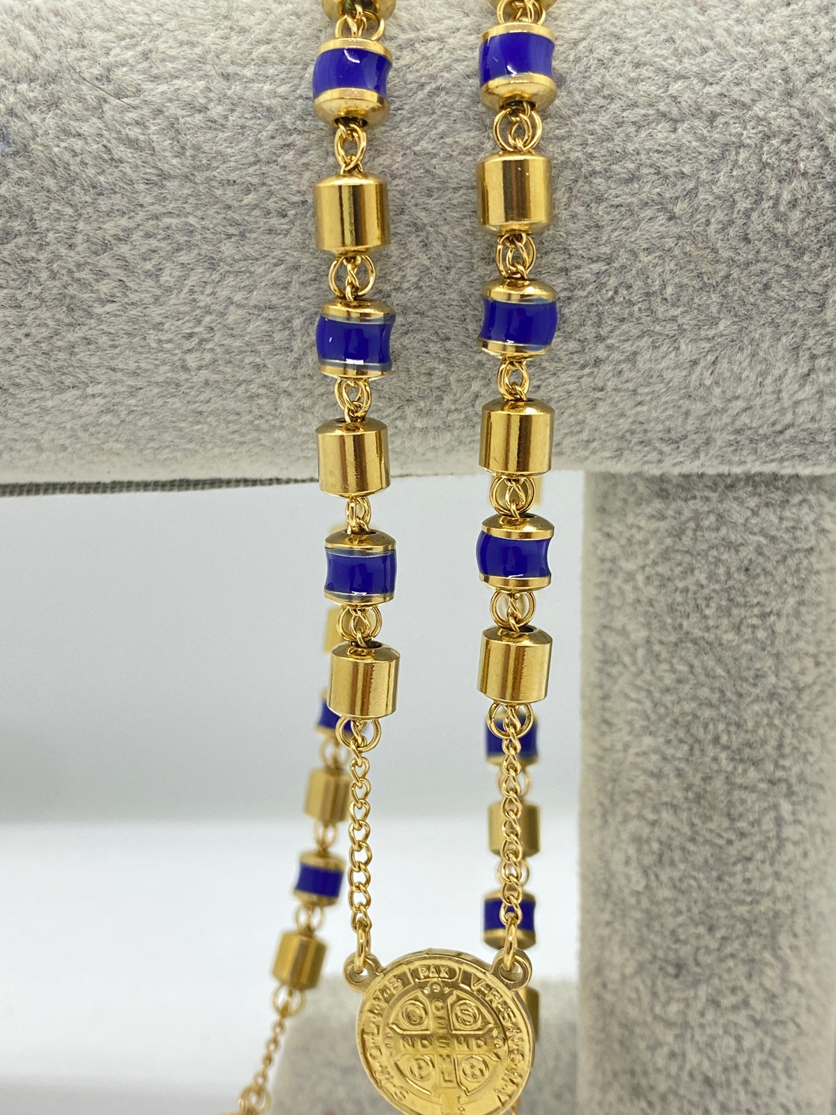 Colier tip Rozariu din Inox Placat cu Aur 18K cu Cristale Zirconia - poza 17