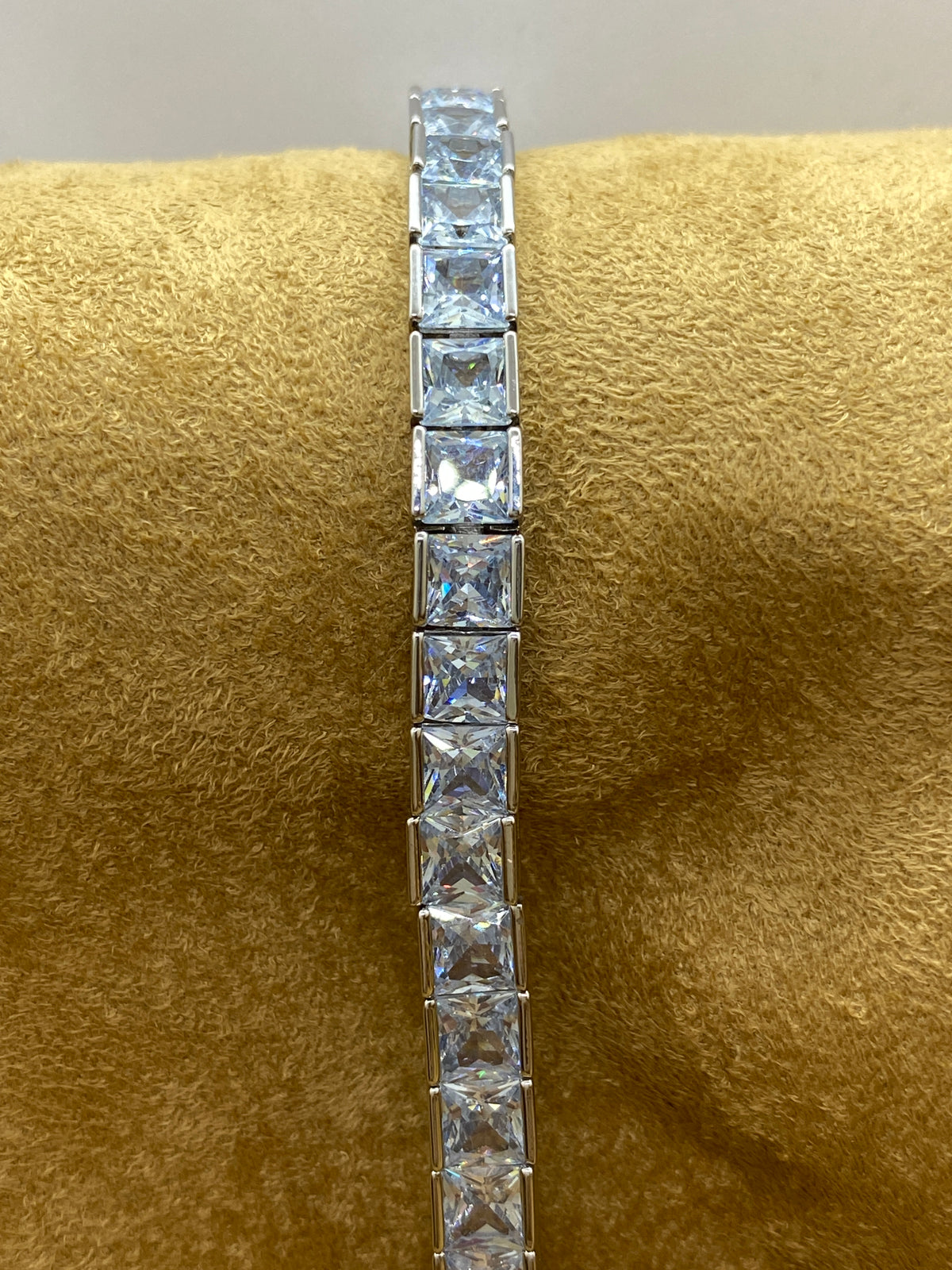 Bratara Tennis Shadow Diamond White - poza 4