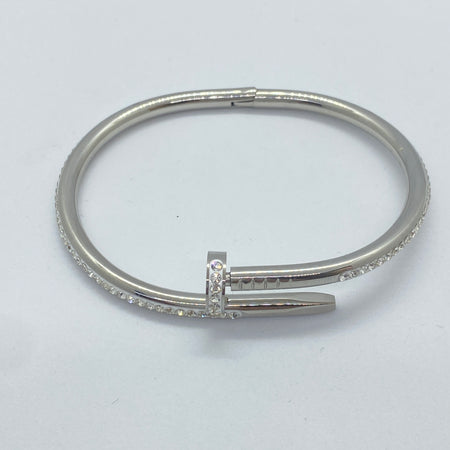Bratara Nail Silver "Shine