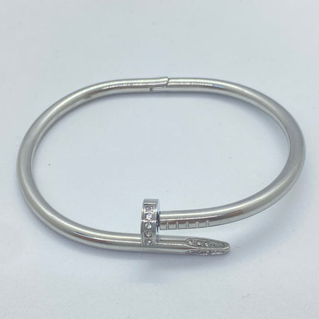 Bratara Nail Silver