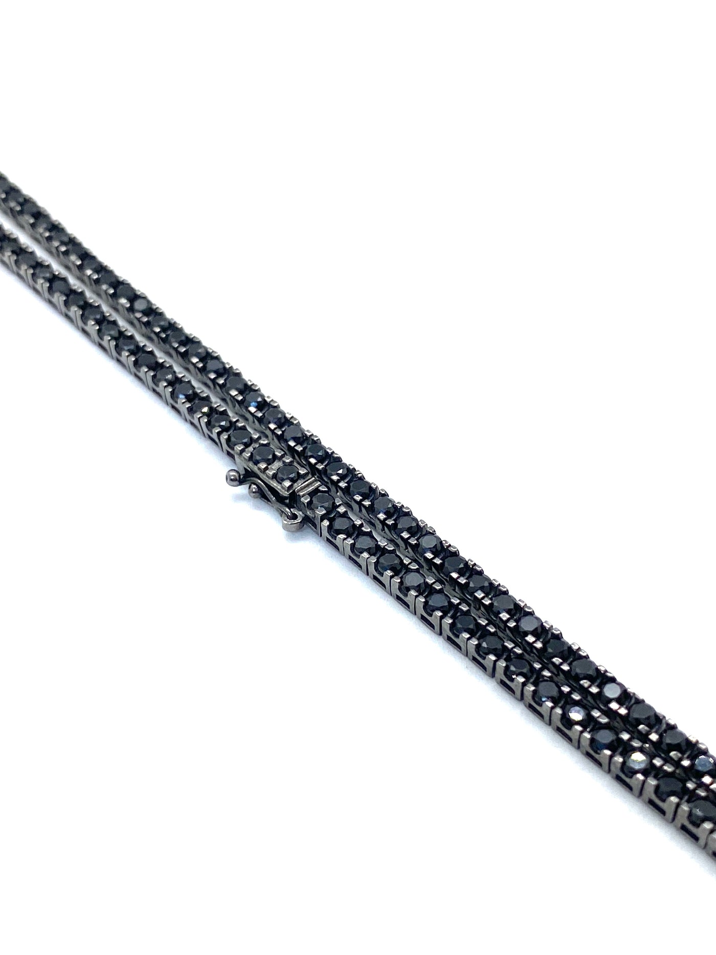 Colier Tennis 3 MM Black - poza 4