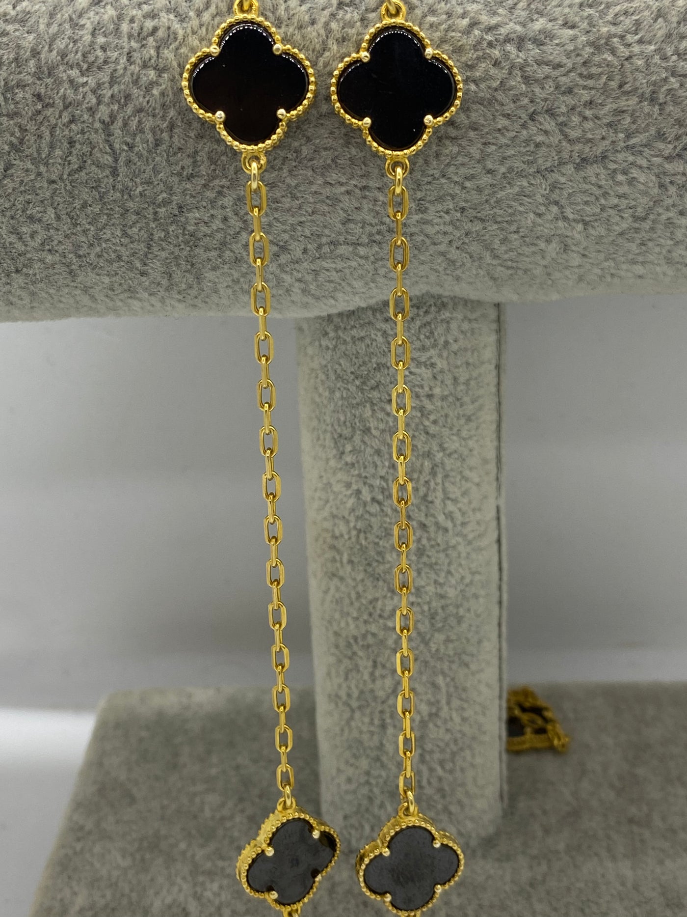 Colier Lucky Charm Gold Black - poza 2