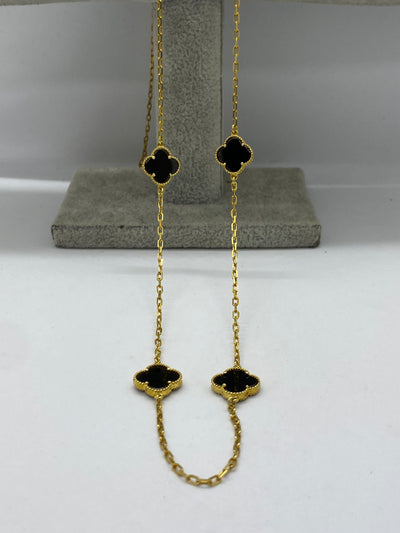 Colier Lucky Charm Gold Black - 3