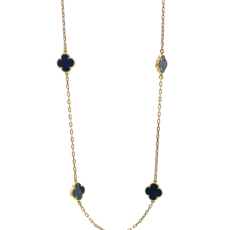 Colier Lucky Charm Gold Black