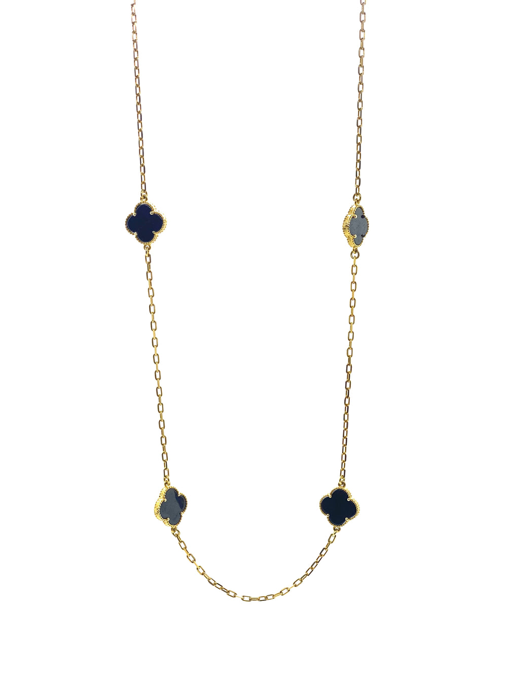 Colier Lucky Charm Gold Black - 1