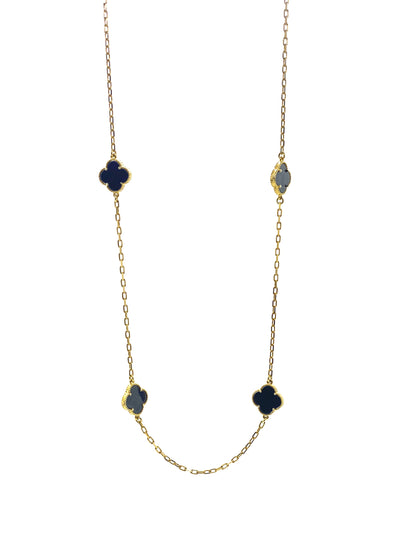 Colier Lucky Charm Gold Black - 1