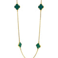 Colier Lucky Charm Green