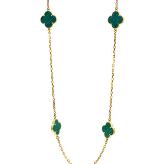 Colier Lucky Charm Green