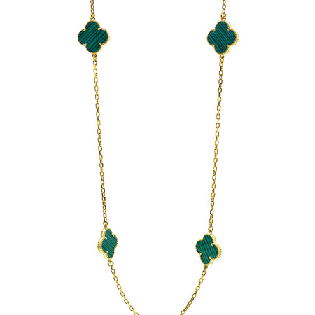 Colier Lucky Charm Green