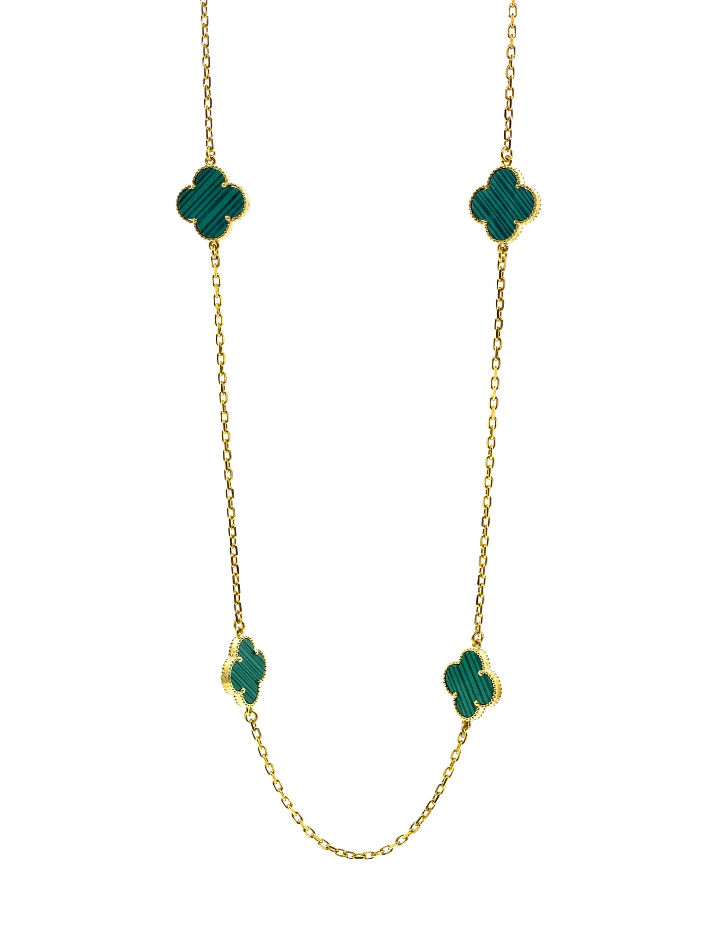 Colier Lucky Charm Green - poza 1