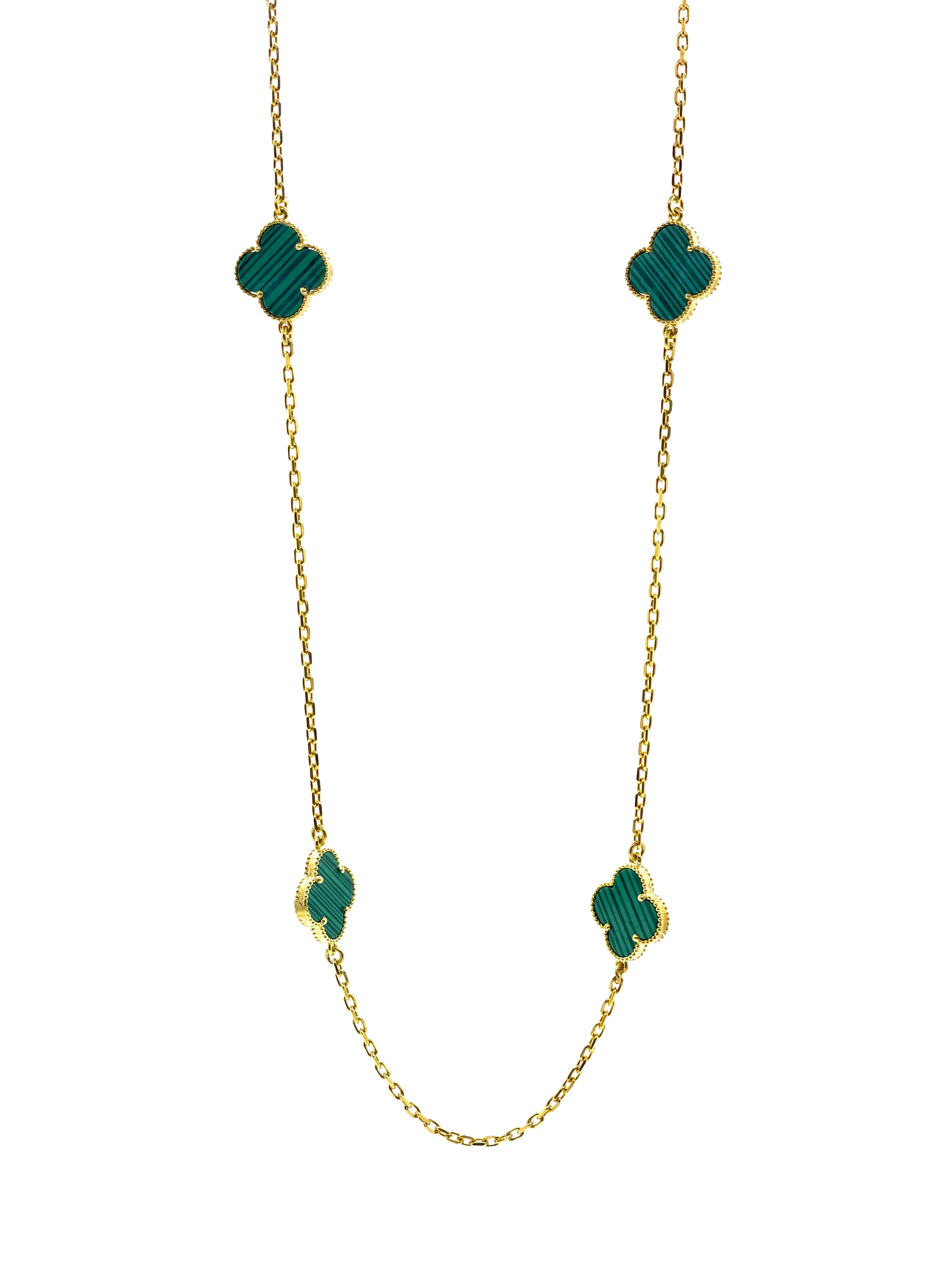 Colier Lucky Charm Green din Argint 925 TotalModa