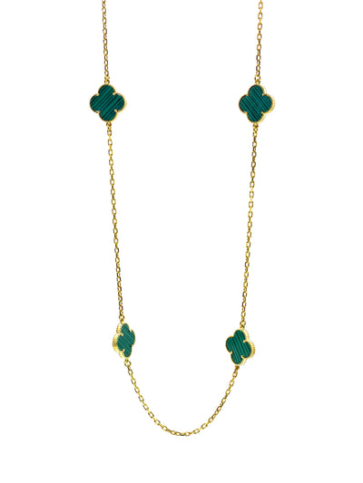 Colier Lucky Charm Green - 1