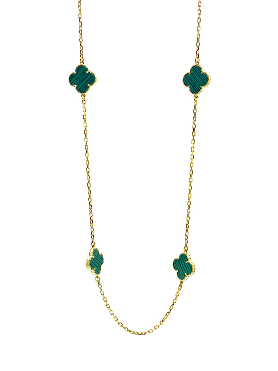 Colier Lucky Charm Green din Argint 925 TotalModa