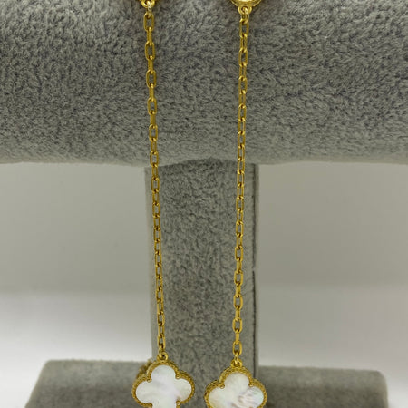 Colier Lucky Charm White