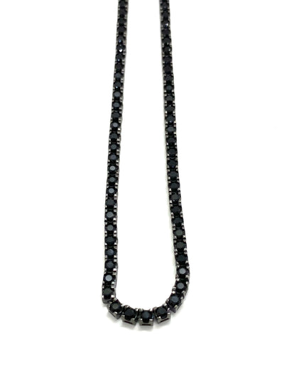 Colier Tennis 3 MM Black - 5