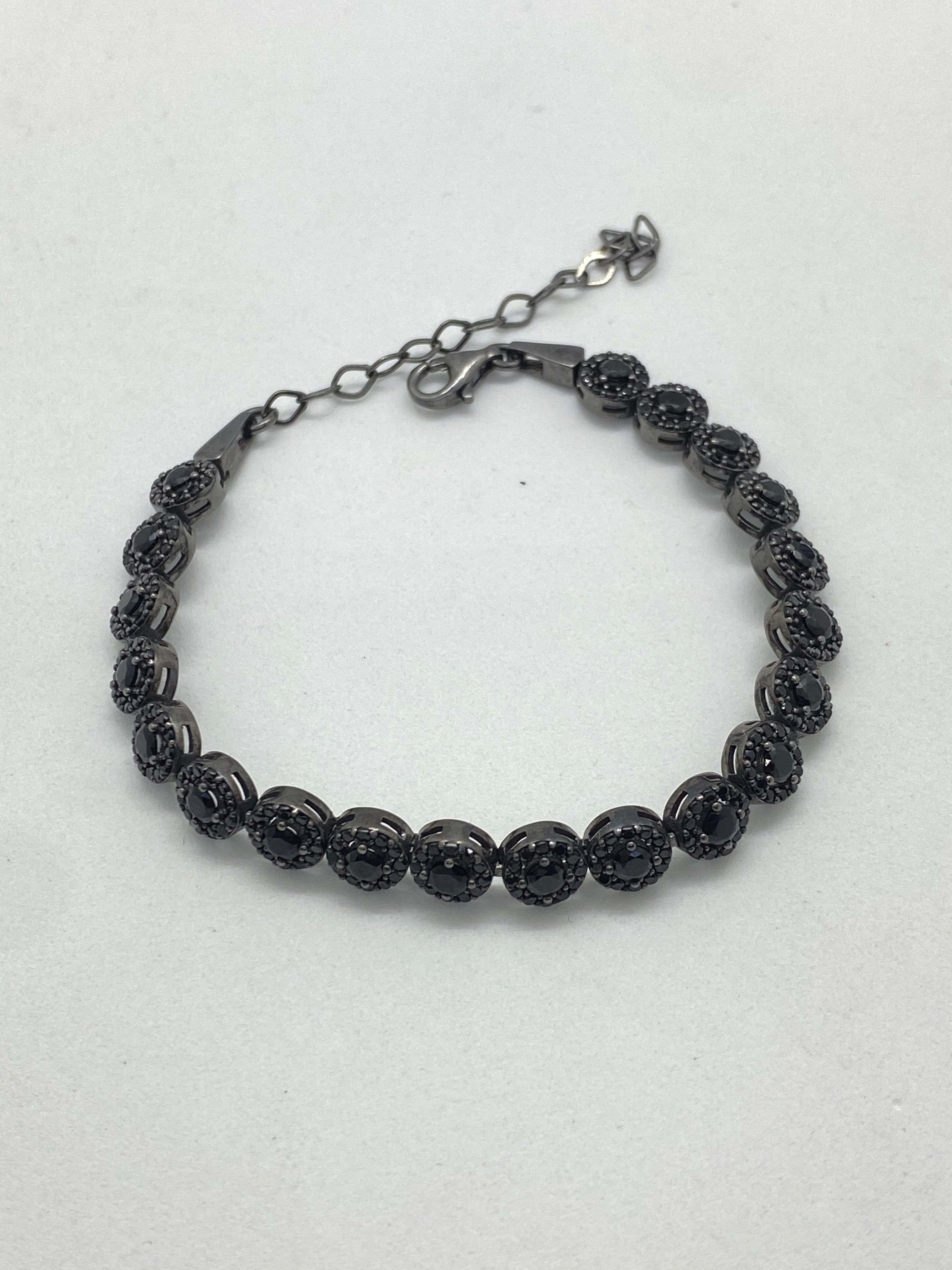 Detalii finisaj Brățară Damă din Argint 925 Angelic Black cu Zirconiu Negru din Argint 925