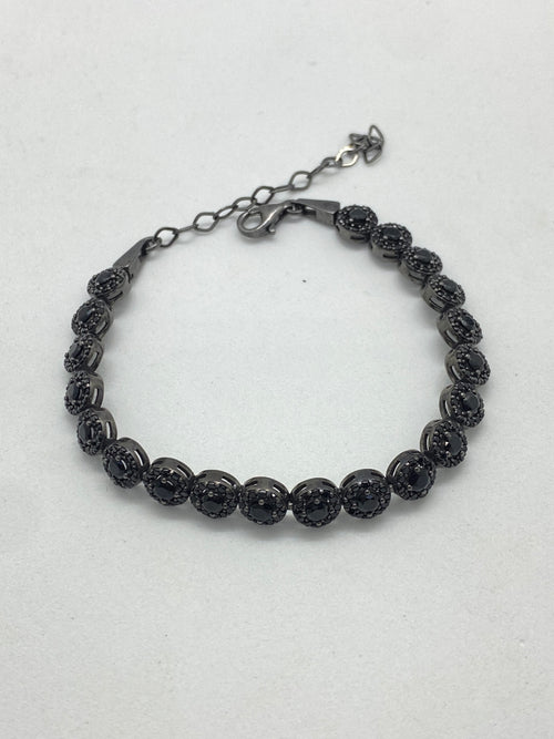 Detalii finisaj Brățară Damă din Argint 925 Angelic Black cu Zirconiu Negru din Argint 925