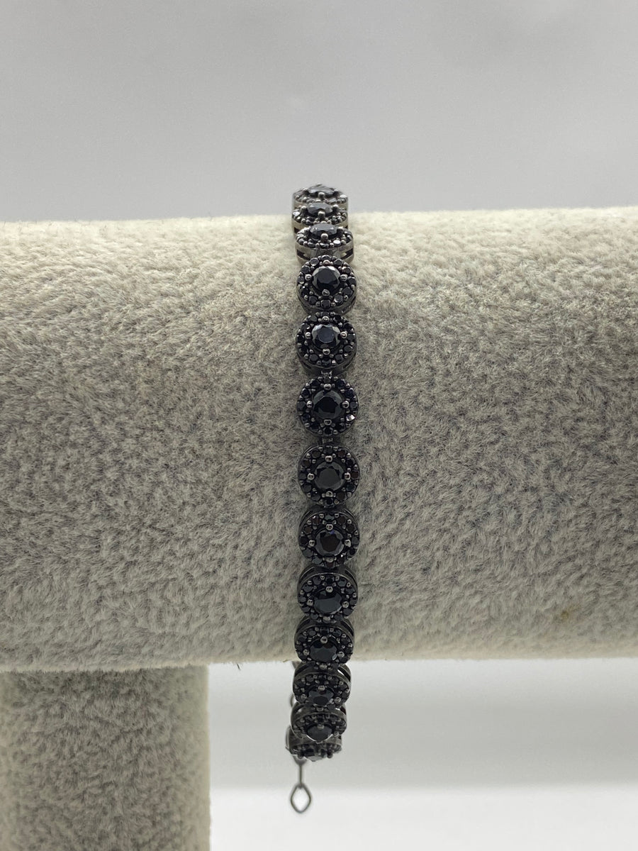 Vedere secundară Brățară Damă din Argint 925 Angelic Black cu Zirconiu Negru stil Bracelets