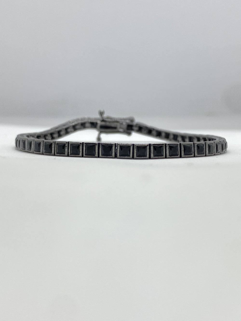 Brățară Tennis Square Black din Argint 925 - 1