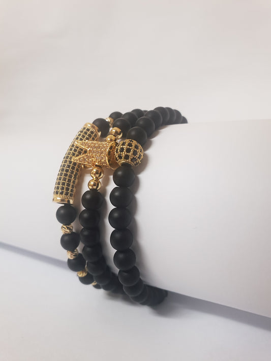 Set Bratari Barbat Elegance Trio