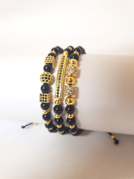Set Bratari Barbat Zirconium Steel Fusion