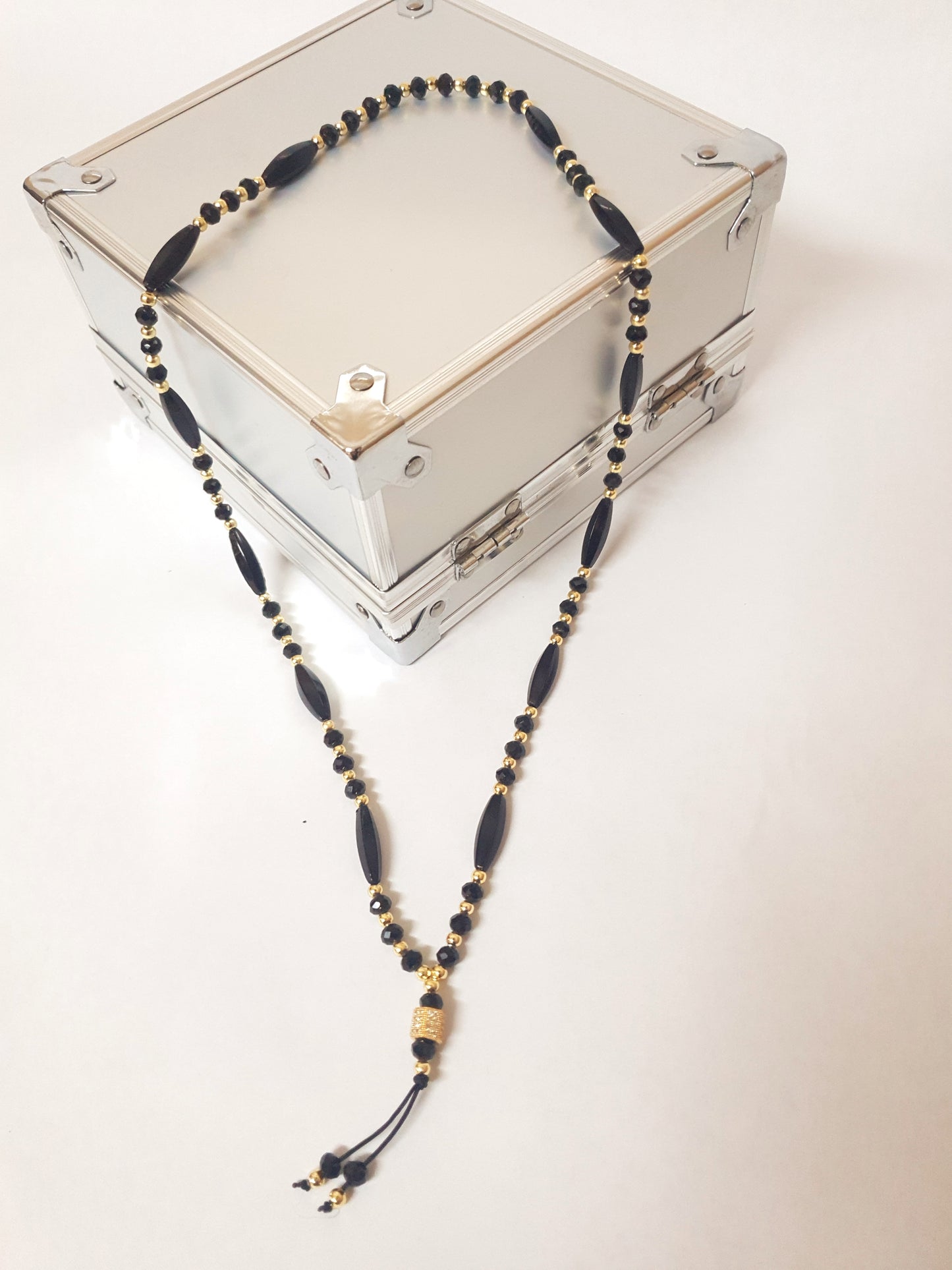 Lant Barbat Zirconium Ball Chain