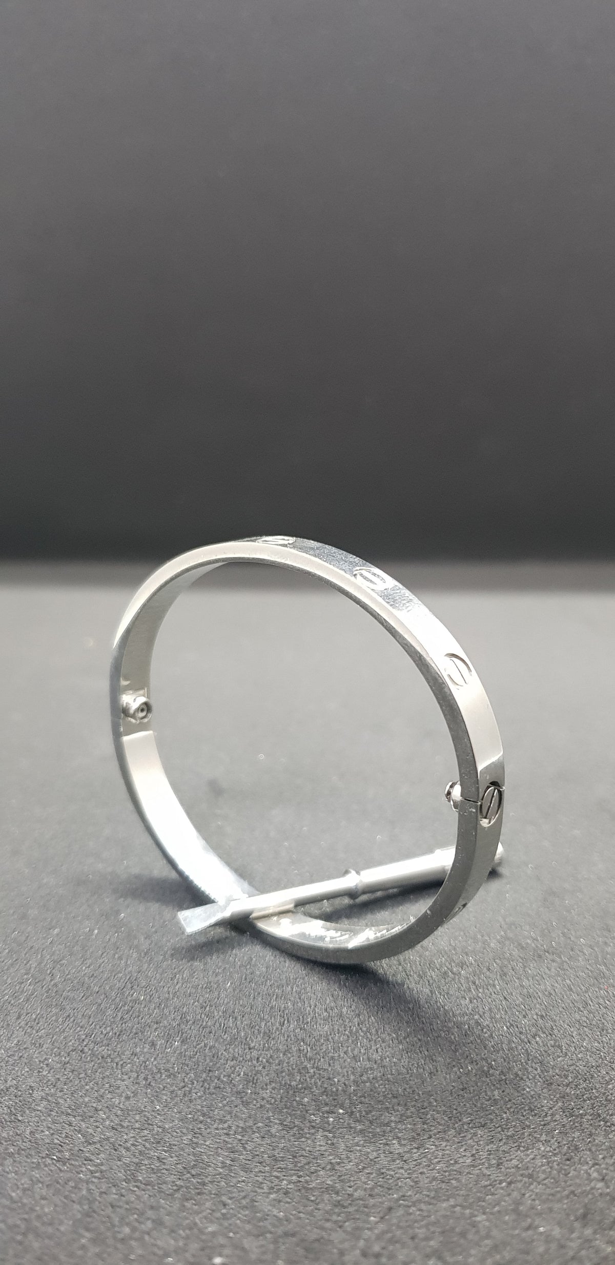 Detalii finisaj Bratara Universal Love Silver din Argint 925
