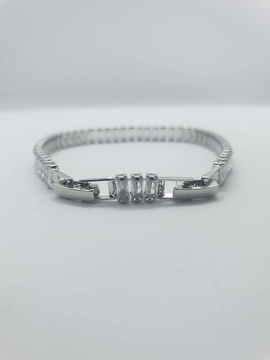 Vedere secundară Bratara Tennis Silver Aurora Shine stil Bracelets